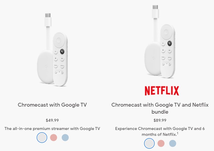 [구글스토어] Chromecast with Google TV 4K ( 49.99달러 / 미국내무료배송 ) - 